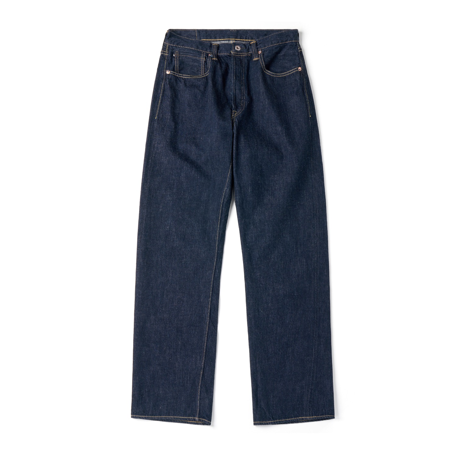 FULLCOUNT S0105SSW WWII Model 11.5oz Denim Pants One Wash Indigo Blue