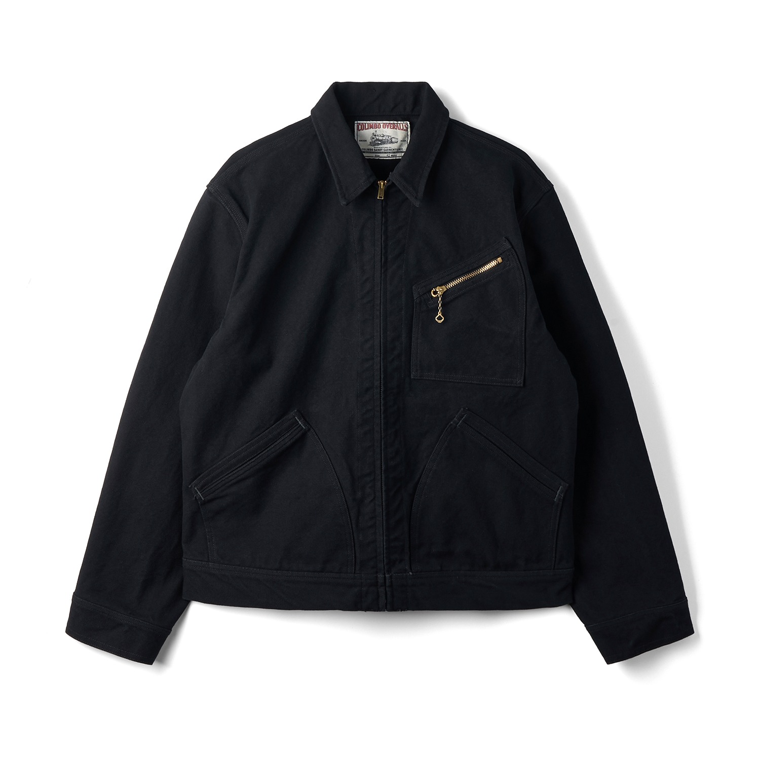 COLIMBO ZA-0139 Great Plains Work Jacket Tough Canvas Coal Black