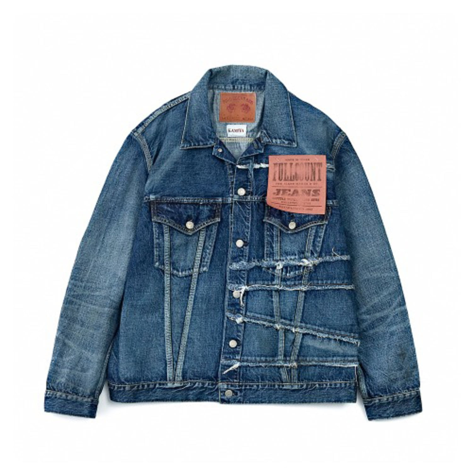 FULLCOUNT G11FC101 Indigo Blue Fullcount x Kamiya Denim Blouson
