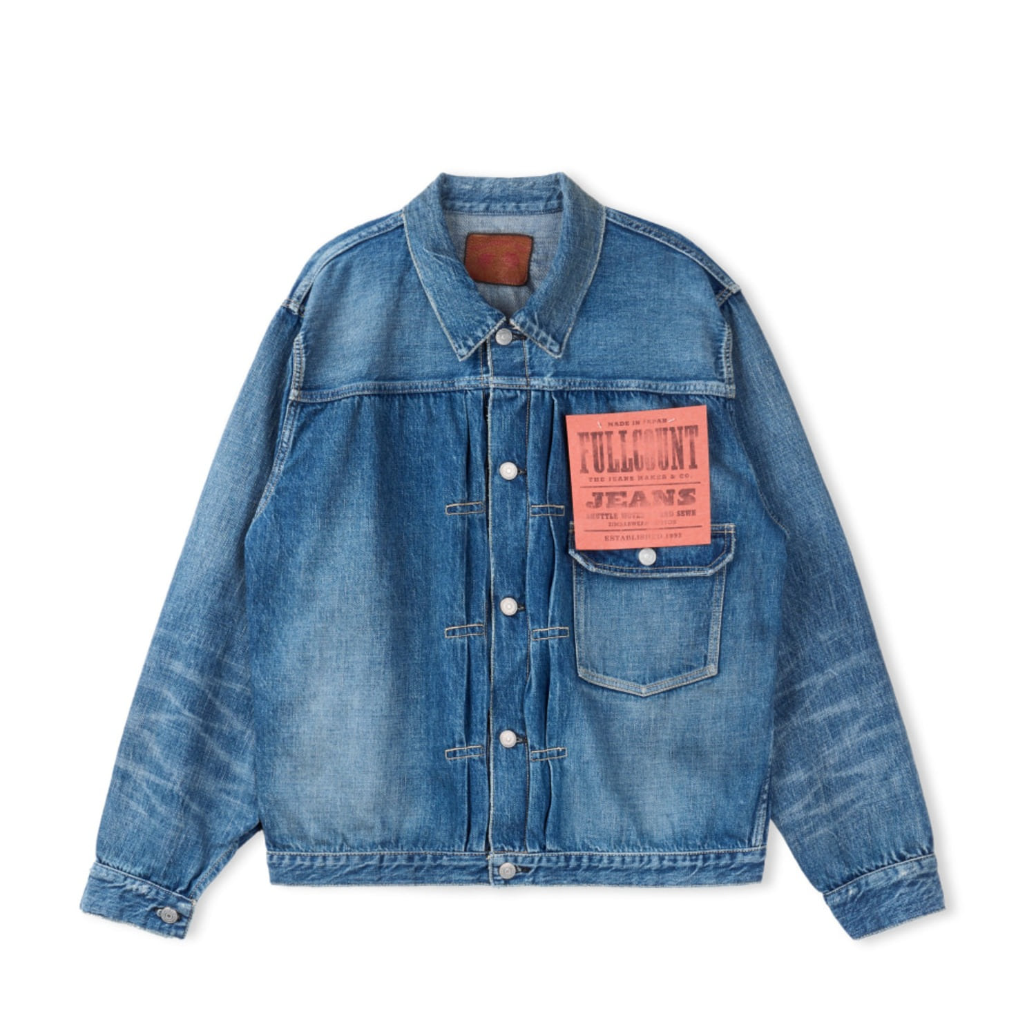 FULLCOUNT 2978-2107SS Super Smooth 1st Type Denim Jacket Dartford