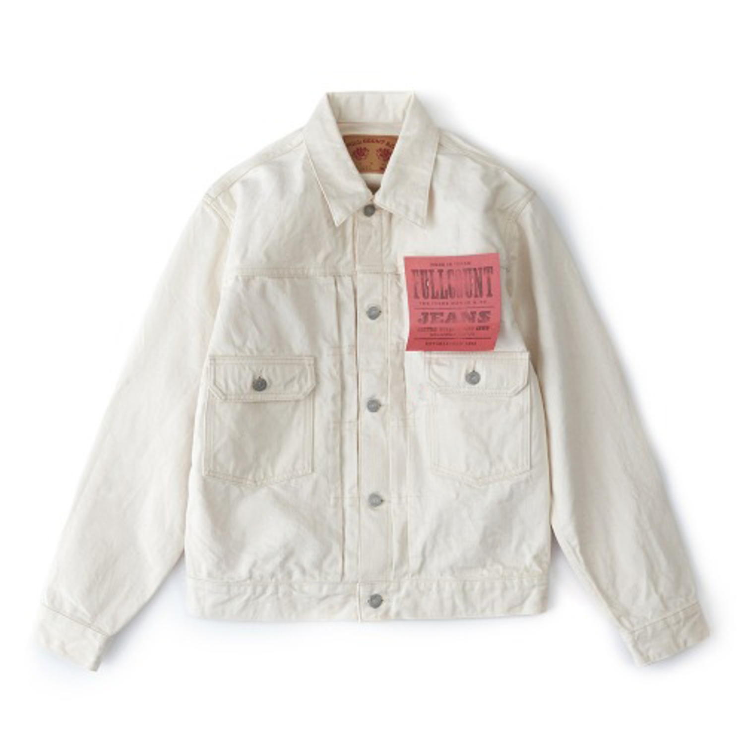 FULLCOUNT 2102EC 2nd Type Ecru Denim Jacket