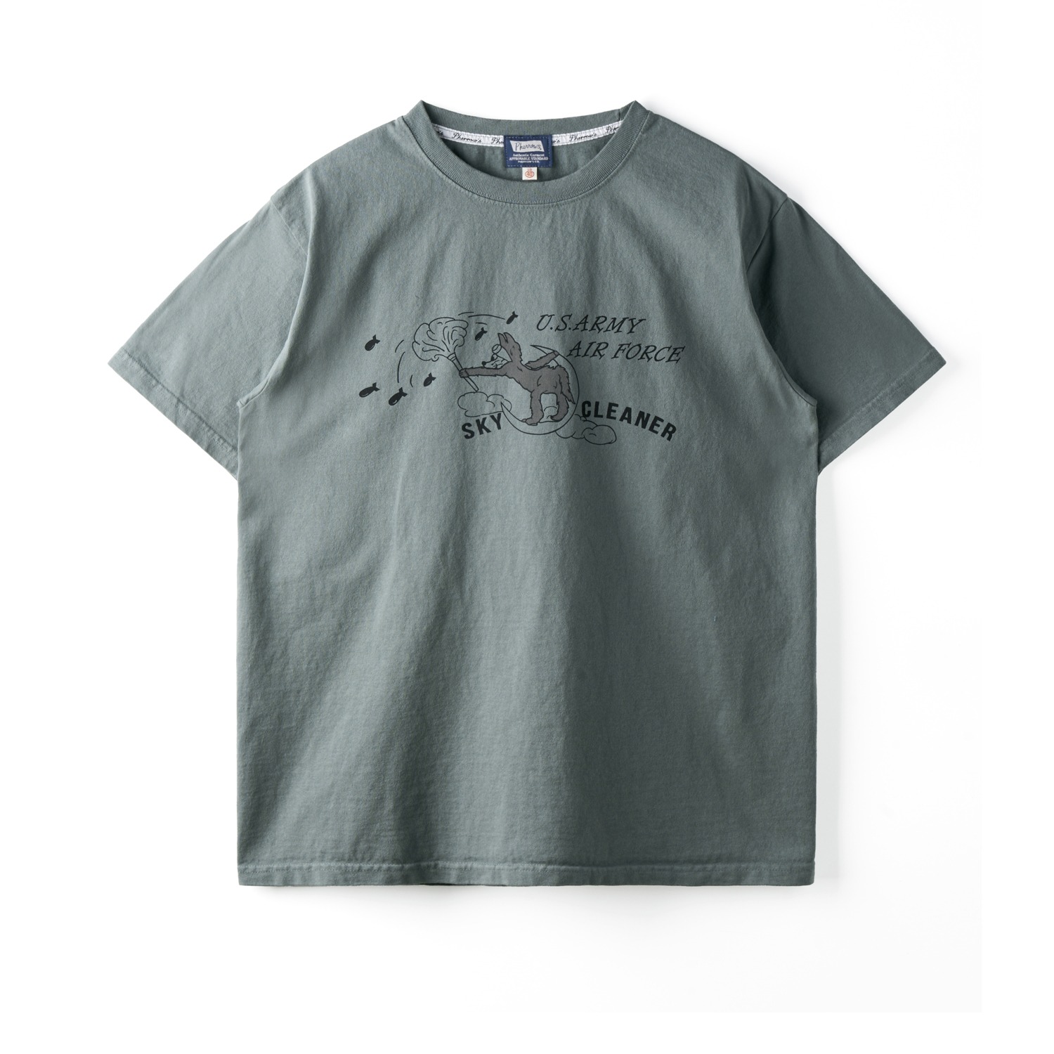 PHERROW'S 26S-PT14 SS T Shirts Sage
