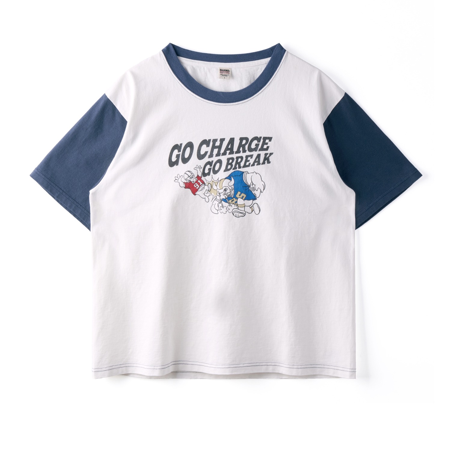 BARNS OUTFITTERS BR-26222 COZUN Ringer S/S Print T Shirt
