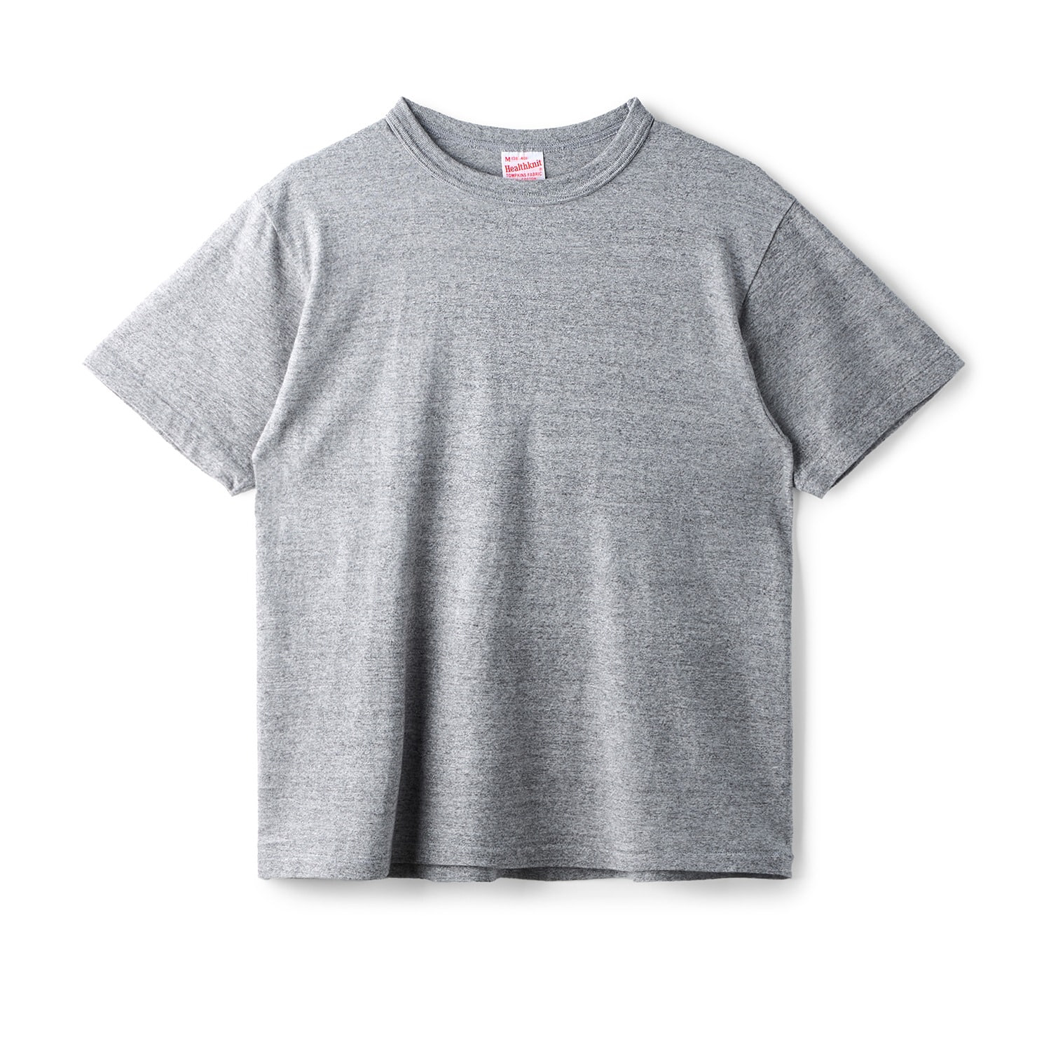 HEALTH KNIT 211 Tompkins Jersey Crew Neck S/S Heather Grey