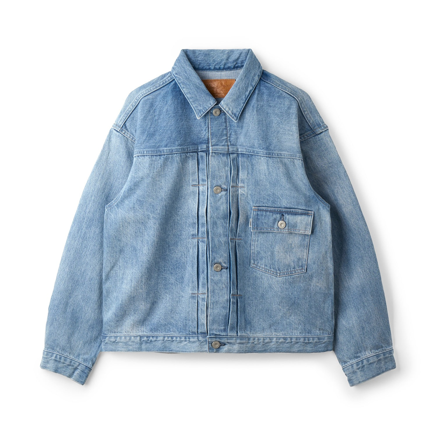 PHIGVEL MAKERS CO. PMAV-SJ06 Classic Faded Jean Jacket Indigo