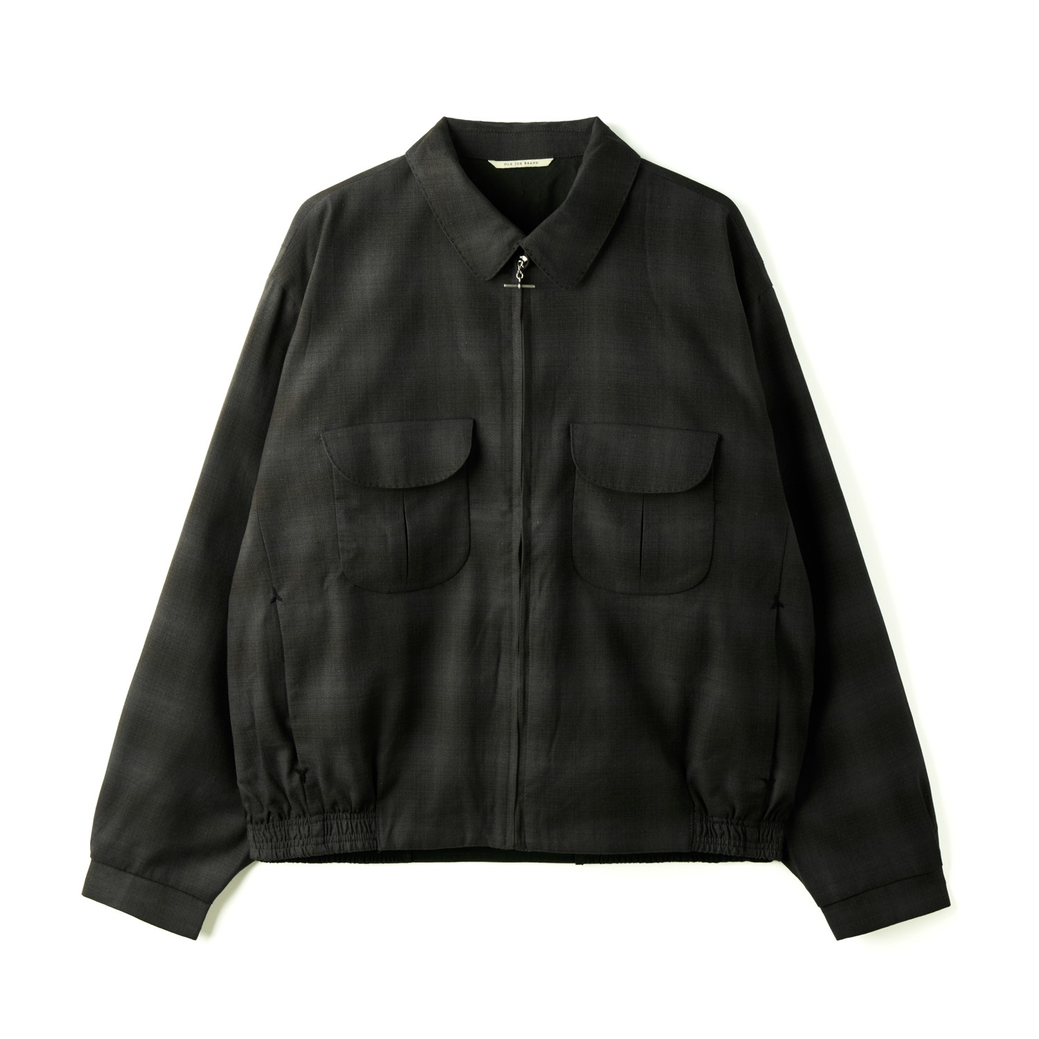 OLD JOE 261OJ-JK07 Pleated Pocket Ricky Jacket Graphite Plaid