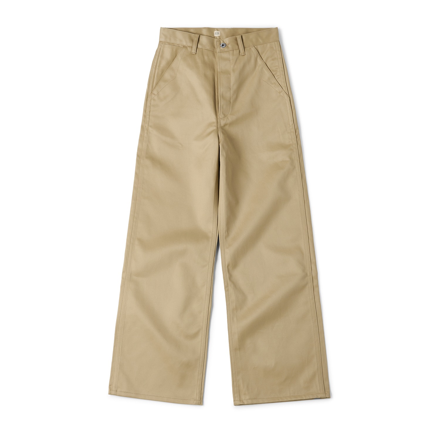 TAIGA TAKAHASHI LOT.222 Painter Pants With Buckle Beige