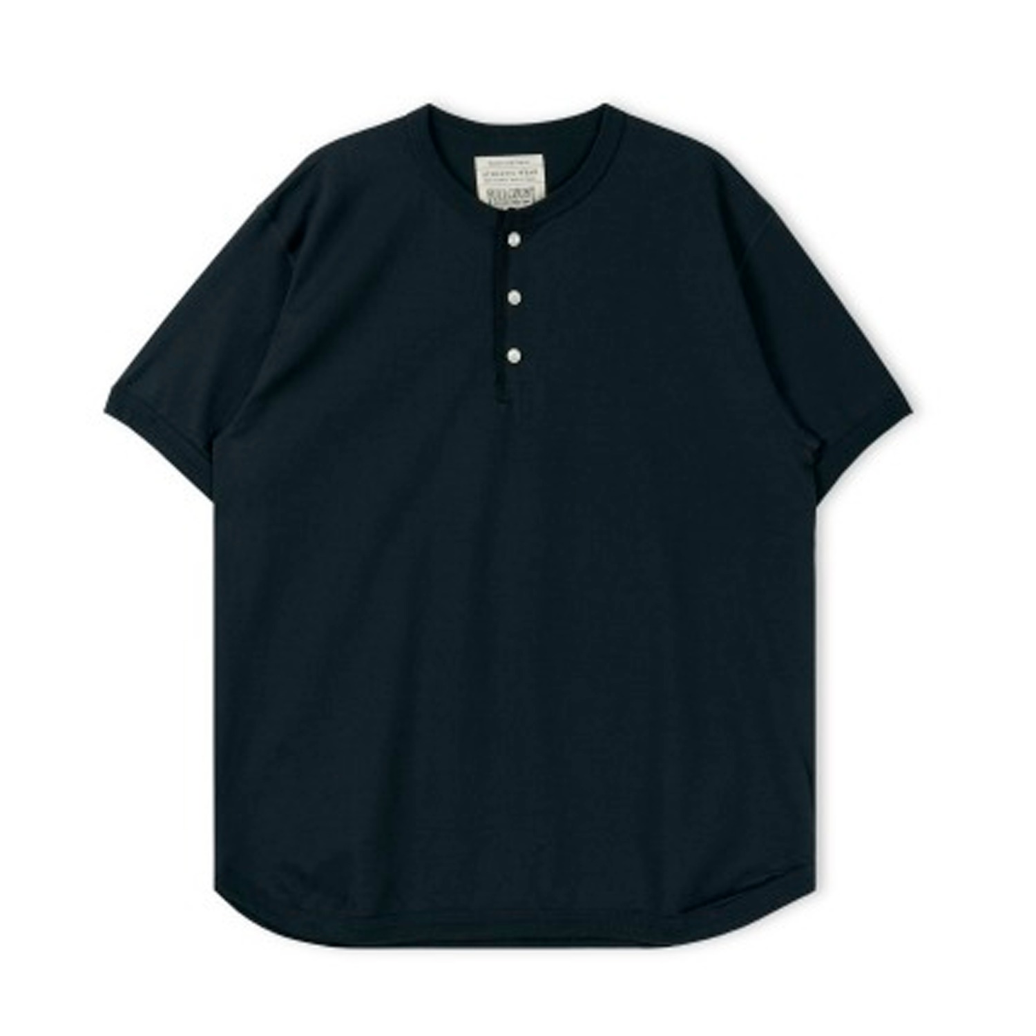 FULLCOUNT 5222H Ink. Black Flatseam Heavy Weight Henley
