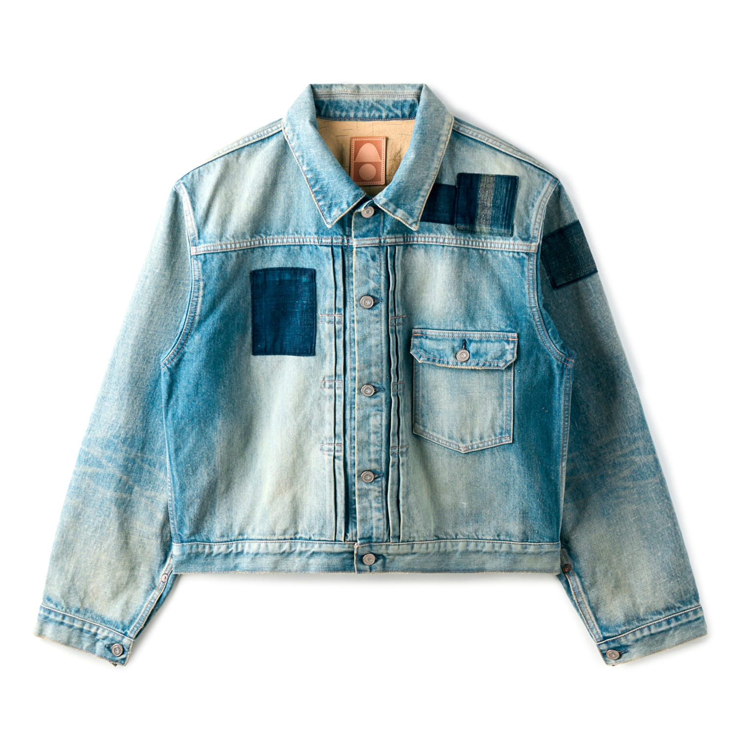 COTTLE JK-031 Modeman Exclusive C.T.L Neo Type 1st Denim Jacket Indian Red Bengara Craftman