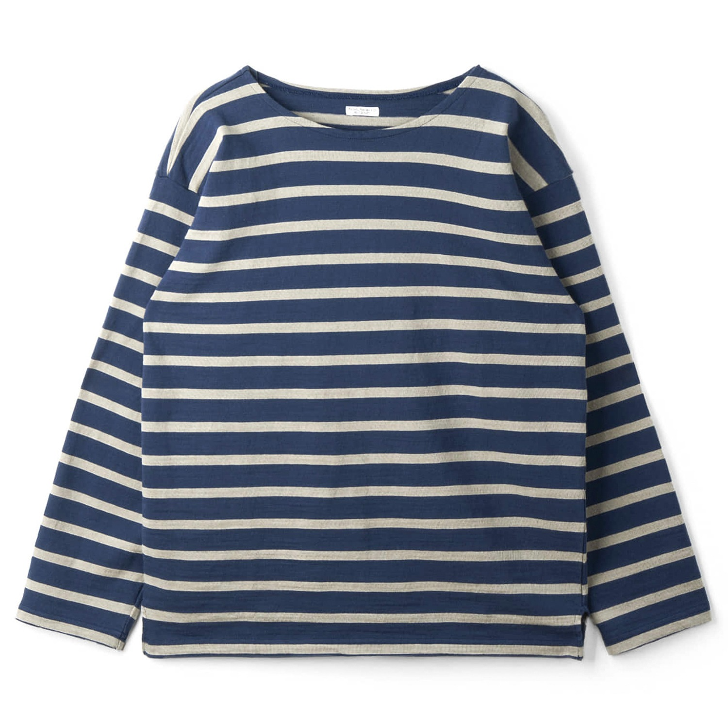 PHIGVEL MAKERS CO. PMAV-CL05 Basque Shirts Sepia Blue x S.Beige