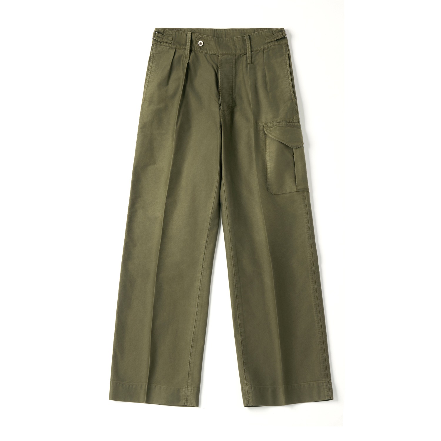 OLD JOE 261OJ-PT10 Side Buckle Gurkha Trouser Sage