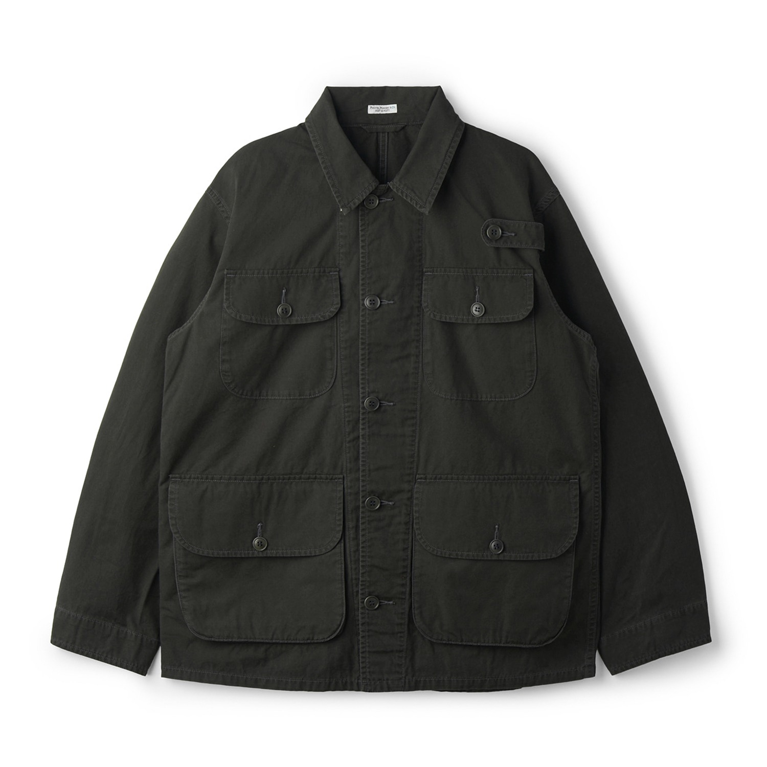 PHIGVEL MAKERS CO. PMAV-OT03 Poplin Cloth Utility Jacket Faded Charcoal