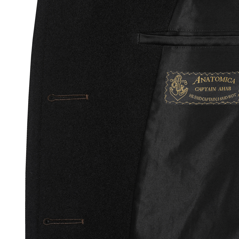 530-592-04 Navy Pea Coat 2024 - MODE MAN