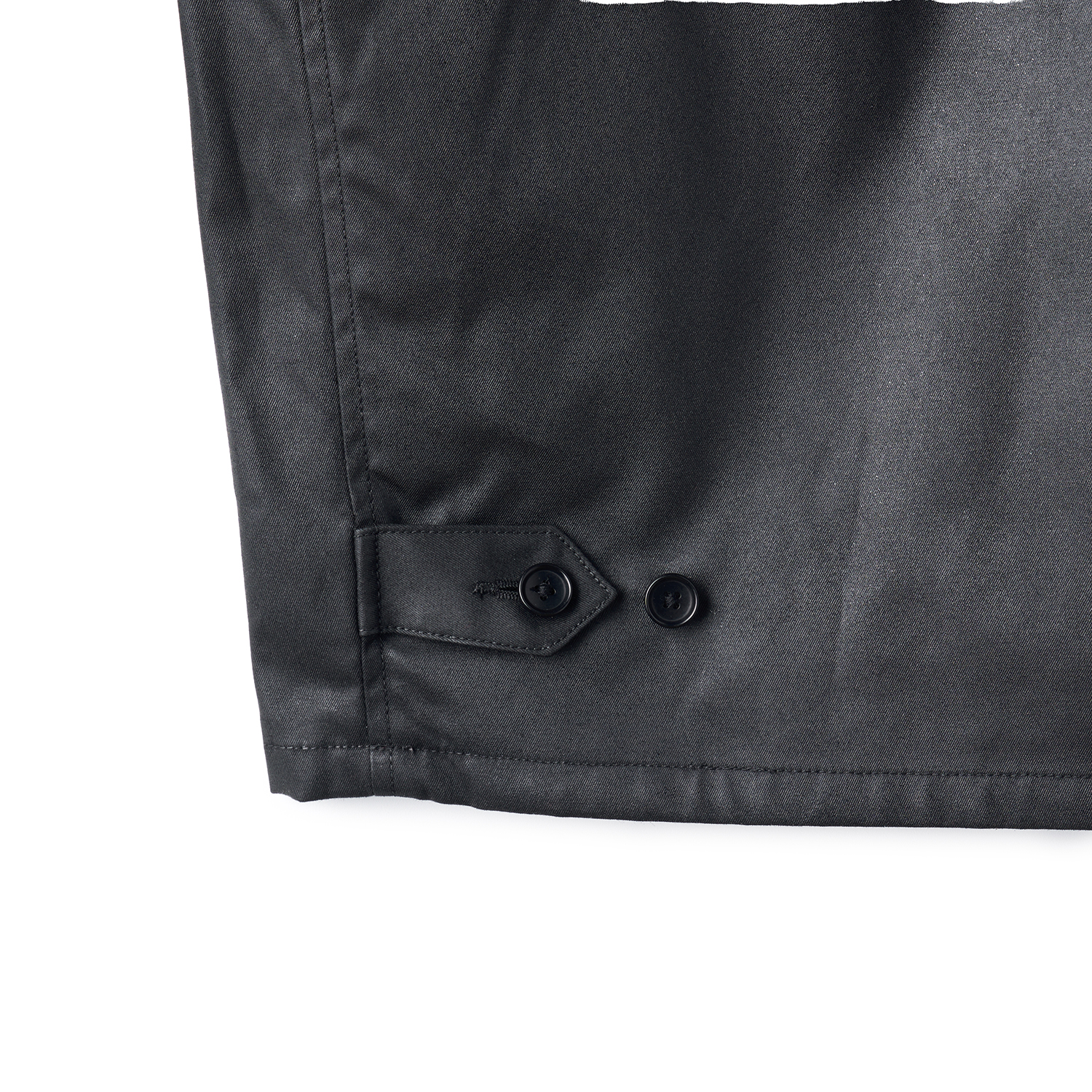 ACV-WX06 Waxed Cotton Harrington Jacket Black - MODE MAN