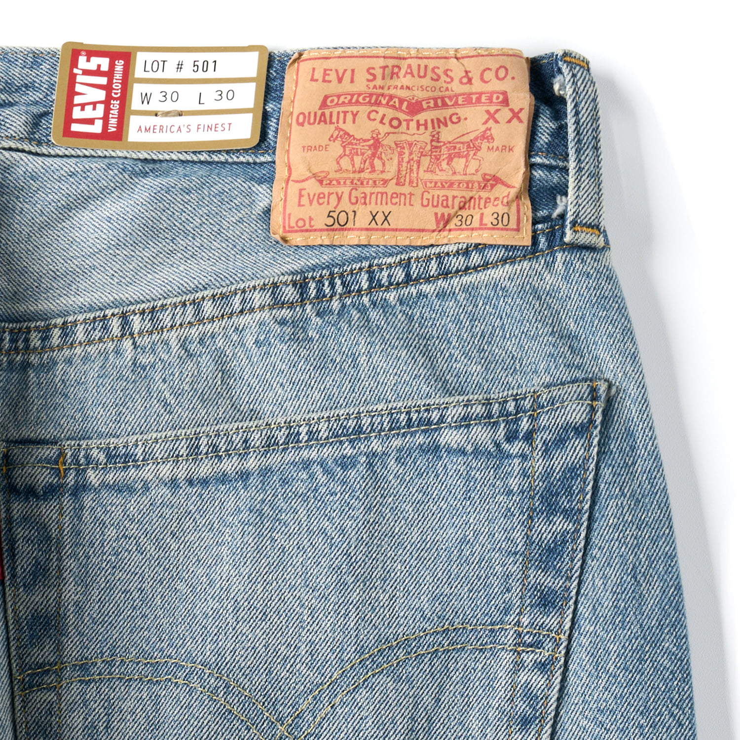 LVC 1955 501 Jeans Blackjack - MODE MAN LVC 1955 501 Jeans Blackjack - MODE MAN
