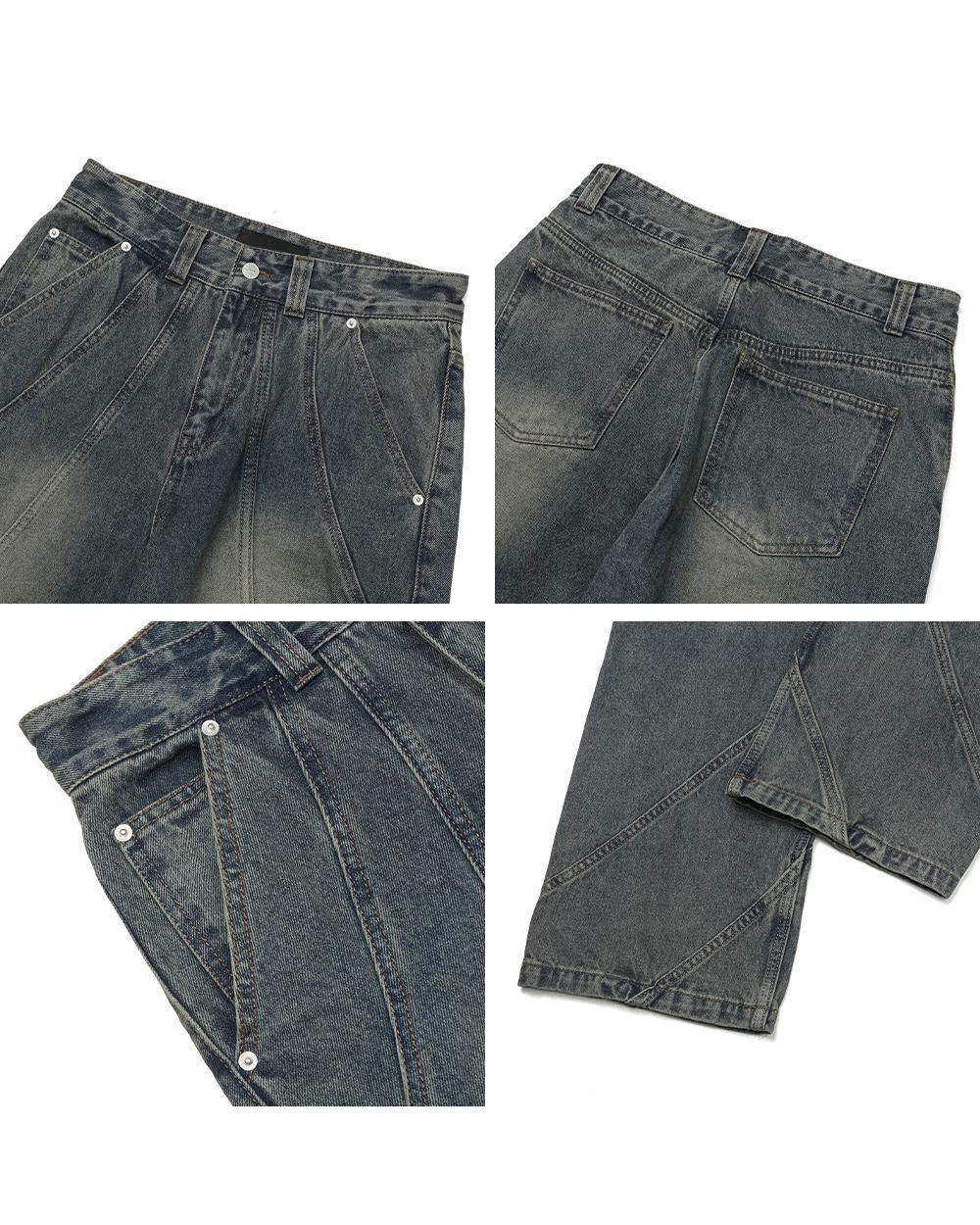 Doiff Twisted Denim Pants - satiiiz