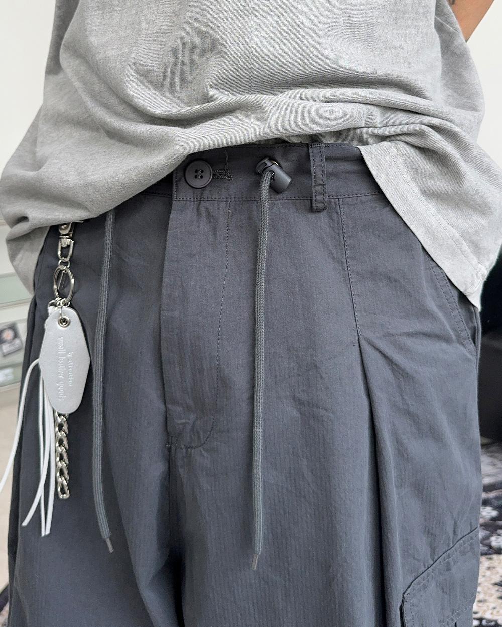 Elof Balloon Pintuck Cargo Pants - satiiiz