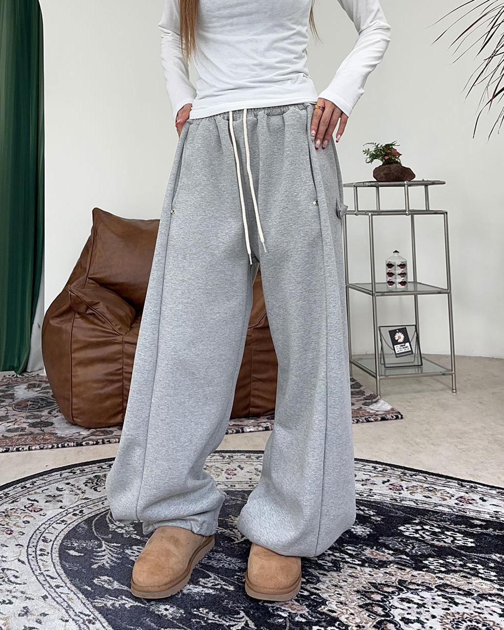 【SATIIIZ】Daf Balloon Nylon Jogger Pants Cape Burton Balloon Sweatpants - satiiiz