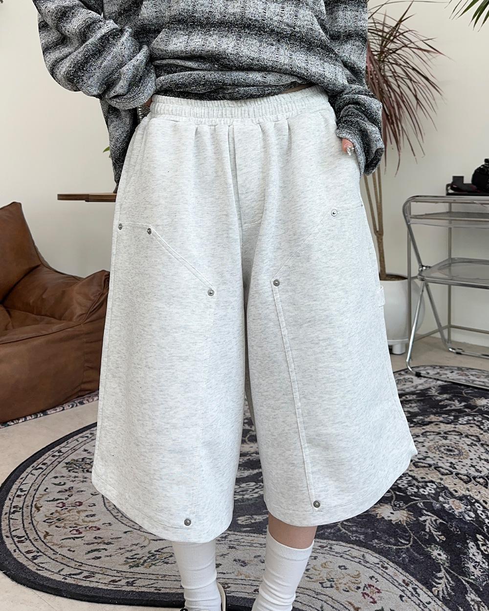 【SATIIIZ】Jedin Double Knee Bermuda Pants SATIIIZ】Jedin Double Knee Bermuda Pants (SATiiiZ/ハーフ