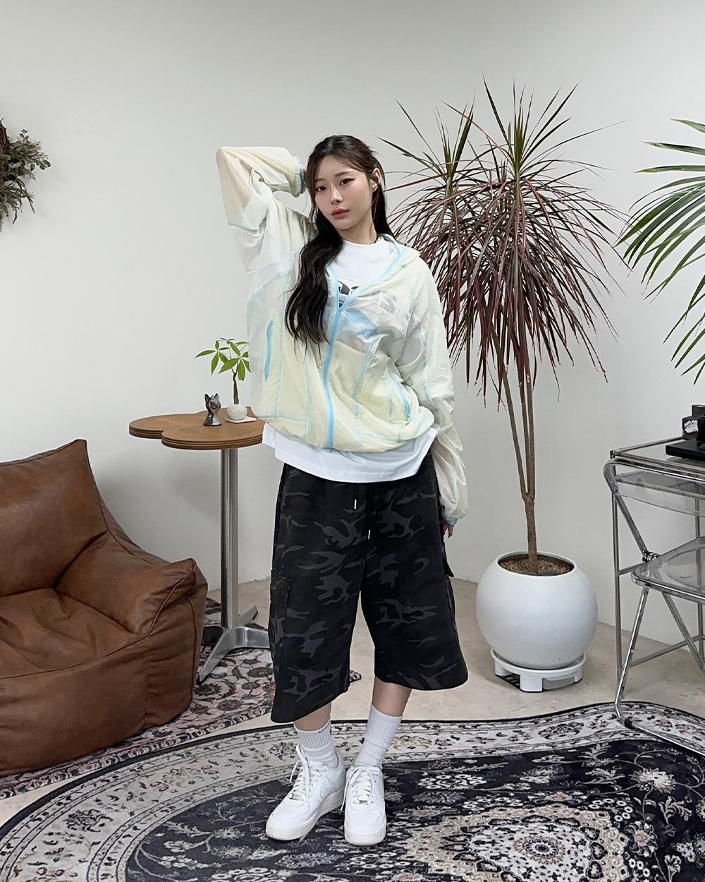 Held Camo Bermuda Pants - satiiiz
