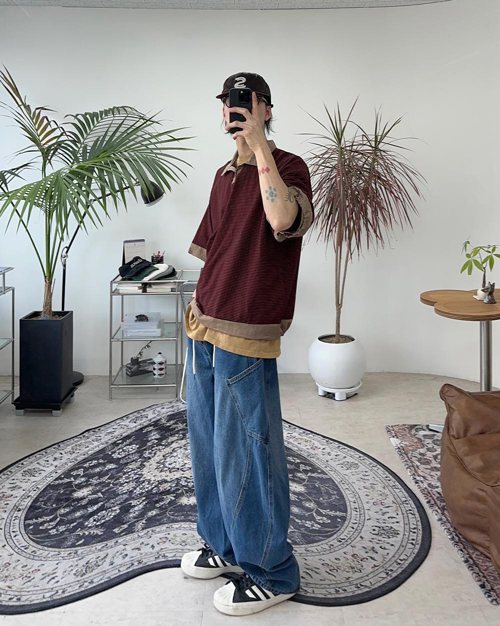Kidens Balloon Embroidered Denim Pants - satiiiz