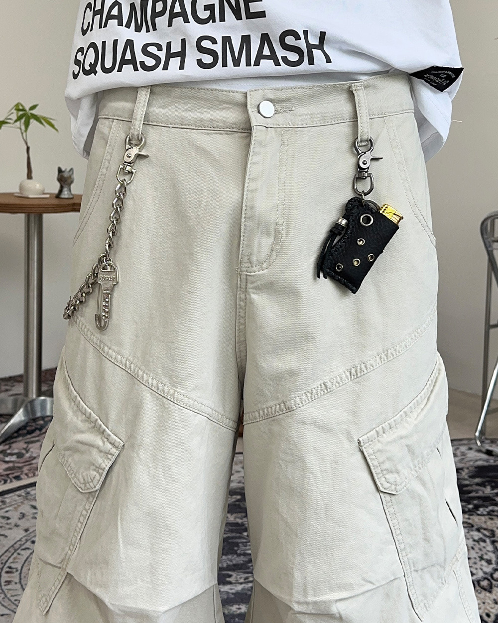 Penod Cargo Bermuda Pants - satiiiz