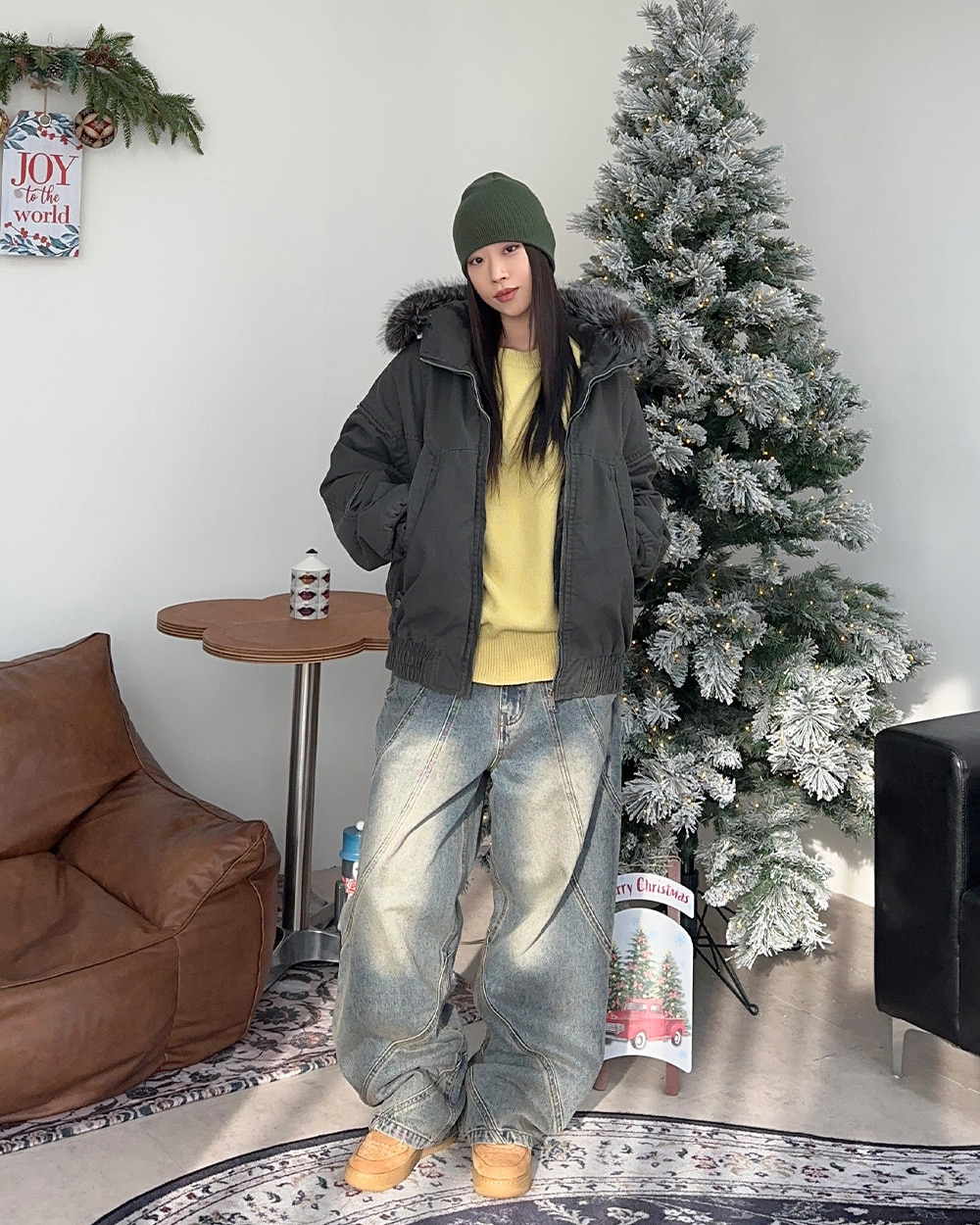 ドイフ ツイスト デニムパンツ - satiiiz