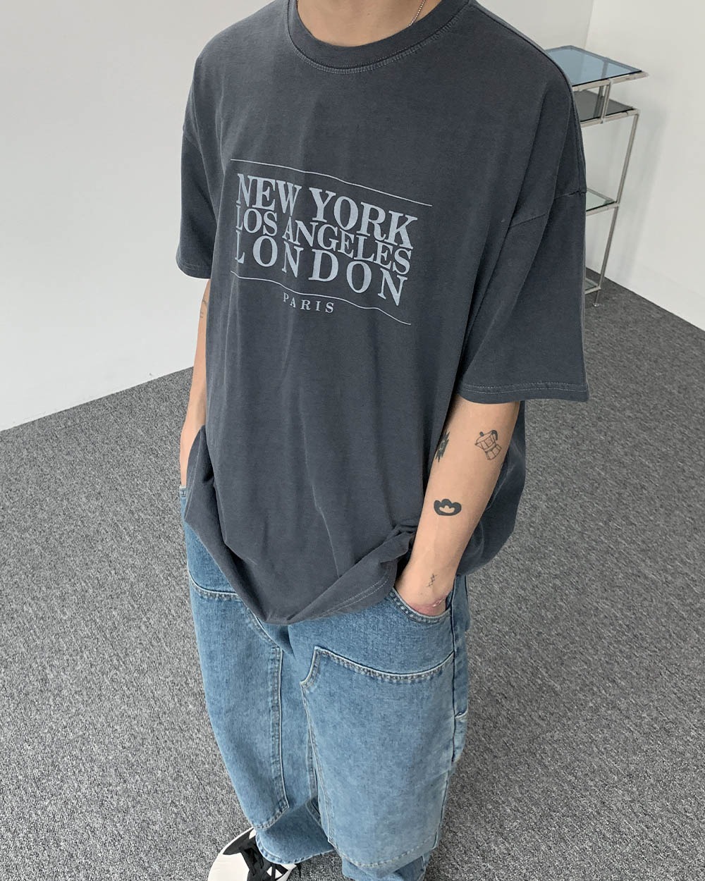 [Unisex] 오데핀 뉴욕 반팔 티셔츠