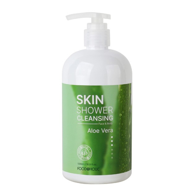Foodaholic Skin shower Cleansing Aloevera 500ml