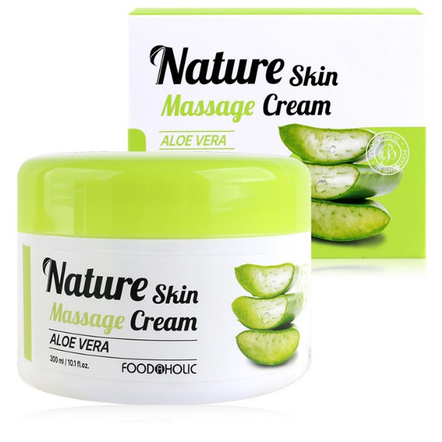 Foodaholic Nature Skin Massage Cream Aloevera 300ml