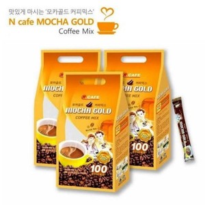 Selling in boxes N Café N Cafe Mocha Gold 100 pieces X10 Total 1000T Coffee Mix Coffee