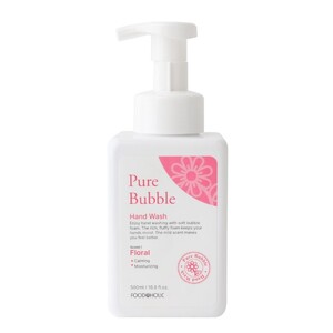 [Foodaholic] Pure Bubble Hand Wash 500ml (Floral)