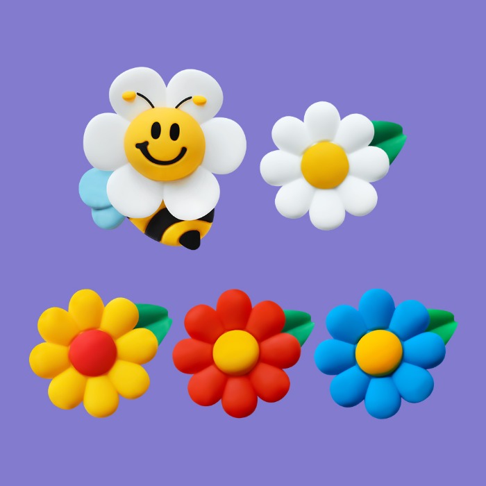 실리콘참 5종 SET - Honey Bee