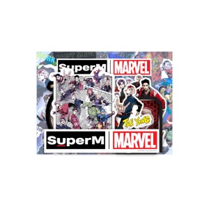 슈퍼엠 - 03 러기지 스티커 세트 / SuperM x MARVEL