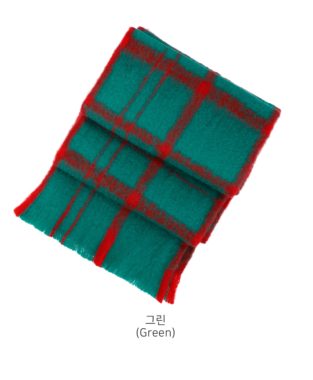 围巾 blue green 彩色图像-S1L23