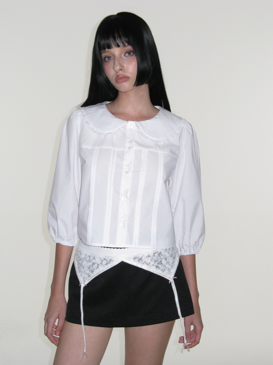 CRANK Ribbon Tide Knit Cardigan Release 11/27] RIBBON-TIED KNIT