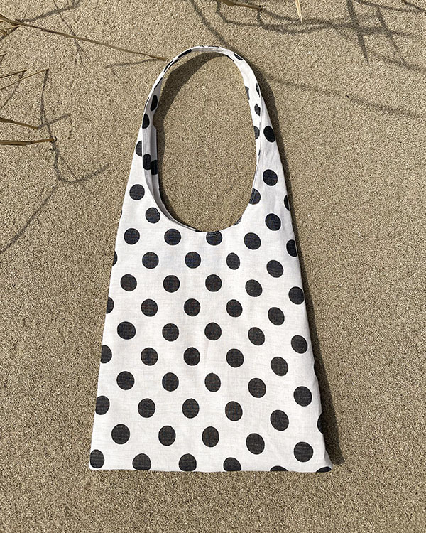 [nature] dot shopper bag