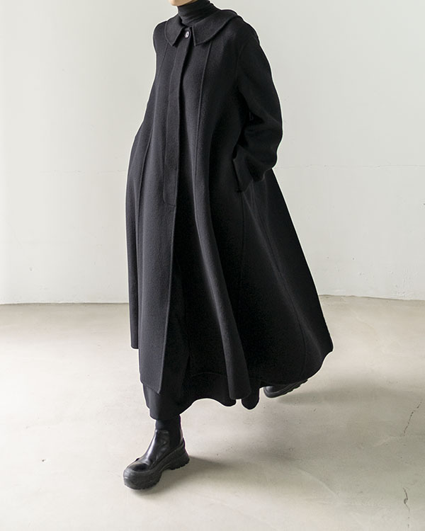 eton collar long coat (2차 오픈, 단독 주문 시 선발송)