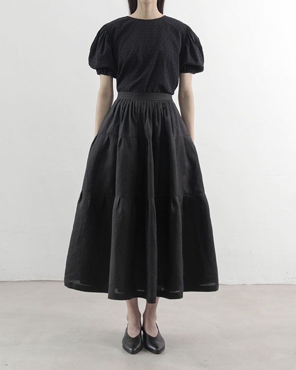 [nature] remi skirt (cream/S size open, 단독 주문 시 선발송)