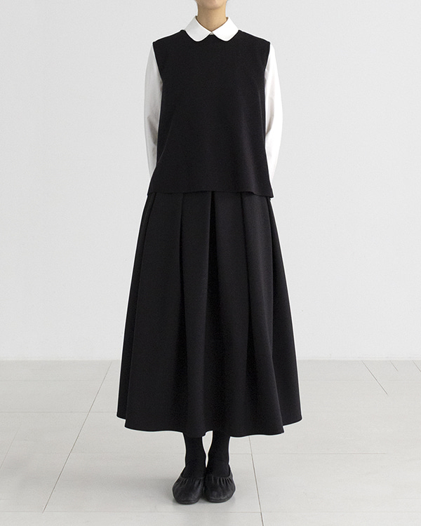 classic tuck skirt (open, 단독 주문 시 선발송)