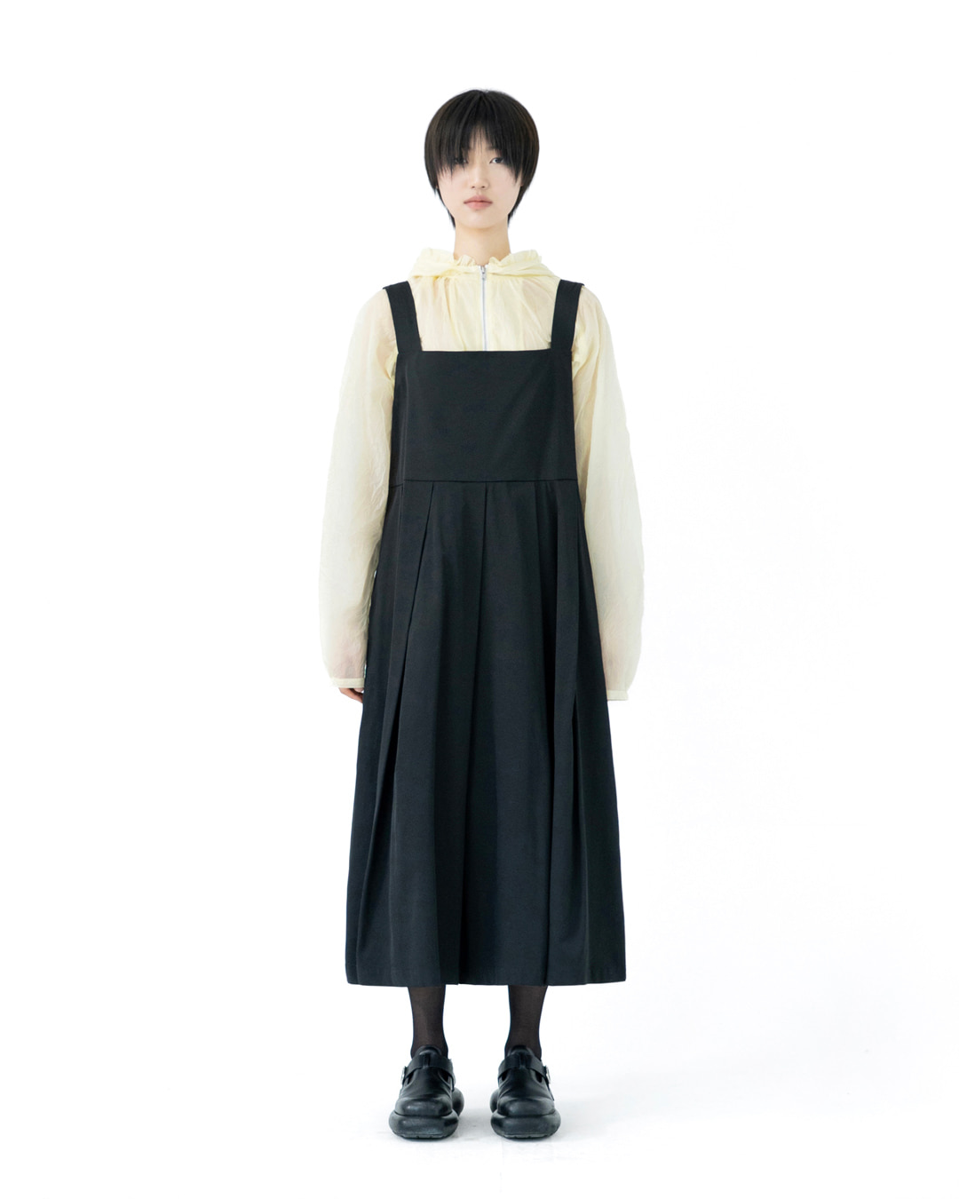 eunoia ユノイア glossy ruffle dress ワンピース eunoia ユノイア glossy ruffle dress ワンピース
