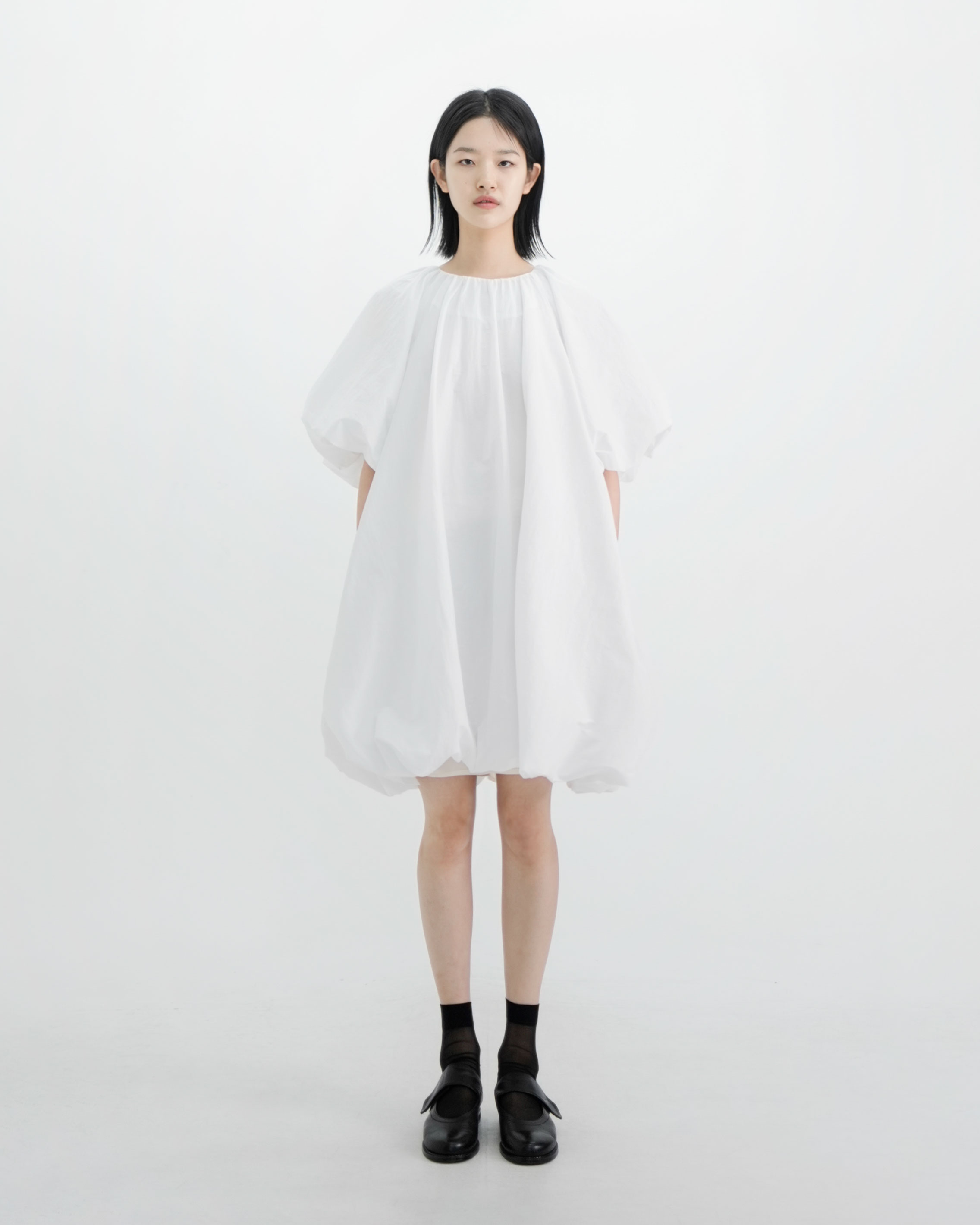moss short dress (white open, 단독 주문 시 선발송)