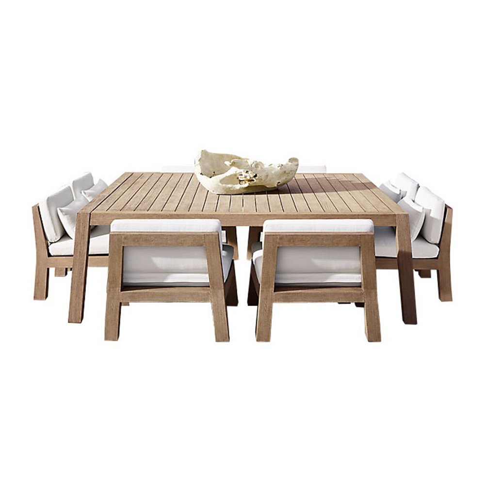 SQUARE LOW DINING TABLE SUITE (입고예정)