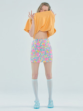[김나영 착용] Flower mini skirt_Pink