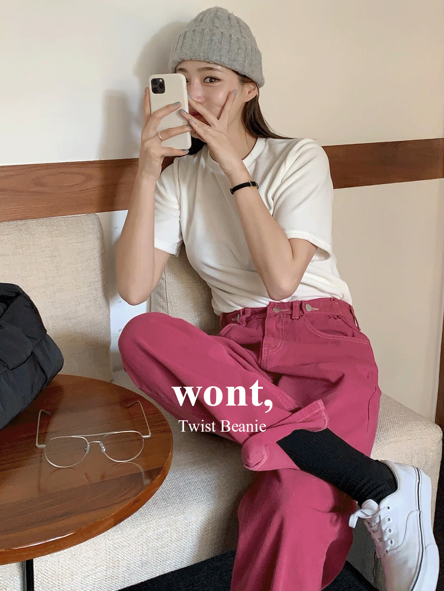 [WONT] 꽈배기 비니