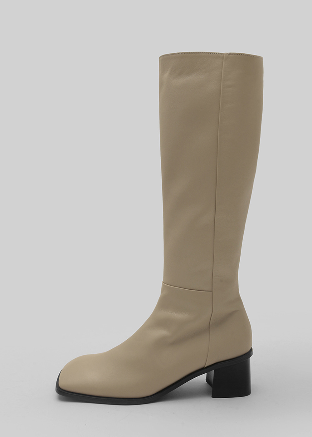 WIDE SQUARE LONG BOOTS [C1F03 BE]