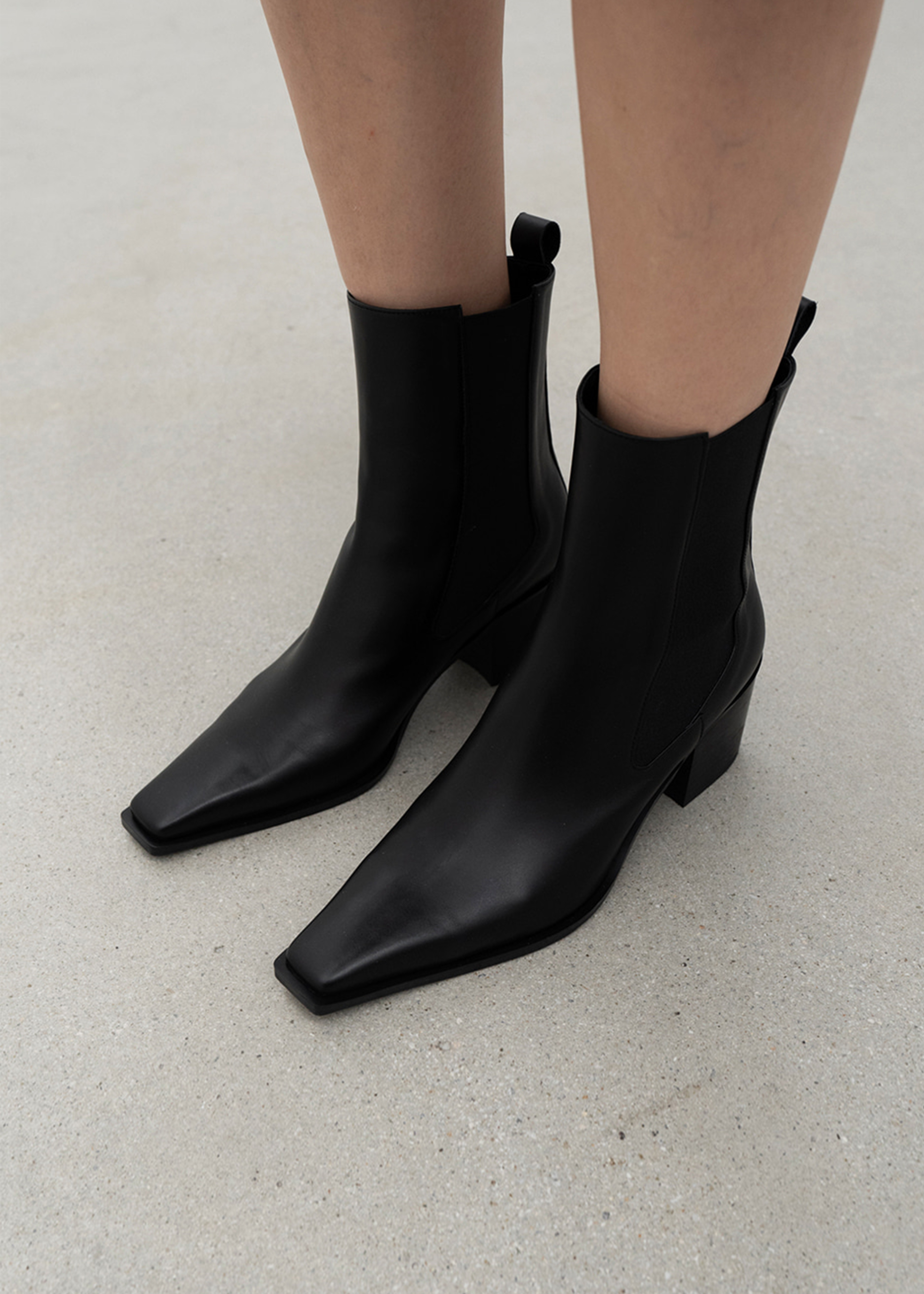 WESTERN CHELSEA BOOTS[C0F10 BK]