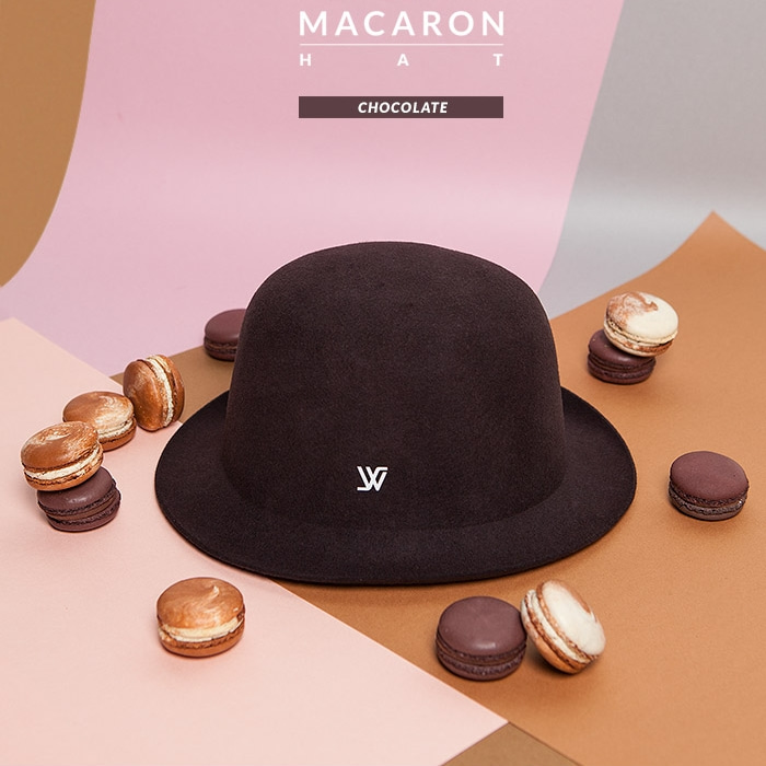 MACARON HAT Chocolate WS15-140PD02