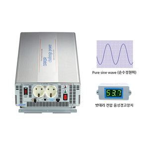 국산 순수정현파 인버터 싸인웨이브 인버터 (Pure Sine Wave) 태양광 인버터 DK4830 DC 48V to AC 220V 최대 3000W {밧데리 직접 연결방식}