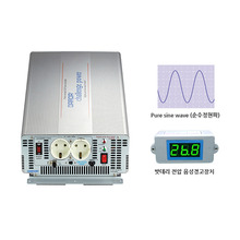 국산 순수정현파 싸인웨이브 인버터 (Pure Sine Wave) DK2420 DC 24V to AC 220V 최대 2000W {밧데리 직접 연결방식}